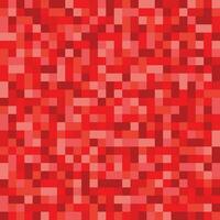 Red Pixel Pattern or Background vector