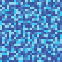 Blue Pixel Pattern or Background vector