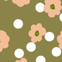 floral abstract pattern suitable for textile and printing needs vector