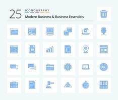 Modern Business And Business Essentials 25 Blue Color icon pack including files. business. business. cabinet. people vector