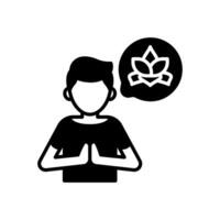 Mindfulness Icon in vector. illustration vector