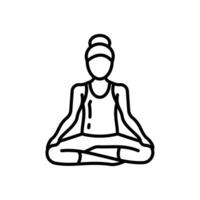 Easy Pose Icon in vector. illustration vector