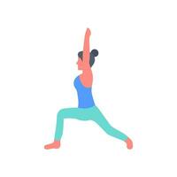 Lunge Pose Icon in vector. illustration vector