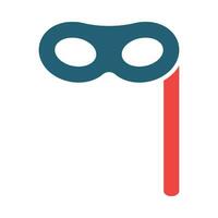 Eye mask Vector Glyph Two Color Icon For Personal And Commercial Use.