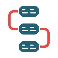 Steps Vector Glyph Two Color Icon For Personal And Commercial Use.
