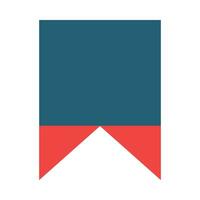 Book Marked Vector Glyph Two Color Icon For Personal And Commercial Use.