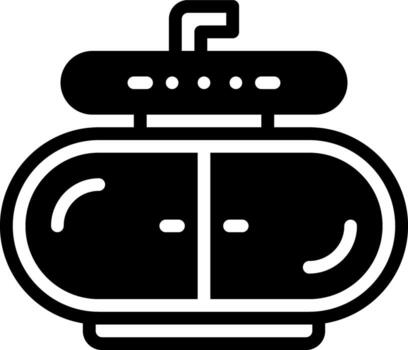 solid icon for chamber vector