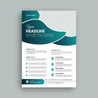 free vector corporate business flyer design template