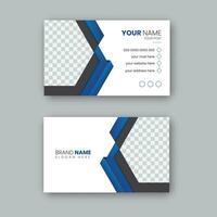 Modern Creative Business Card Design Template Premium Vector. vector