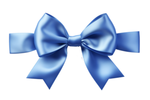 ai generative  ribbon and bow isolated on transparent background png