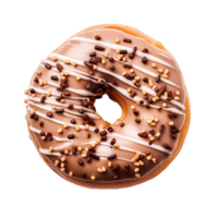 ai generative Donut isolated on transparent background png