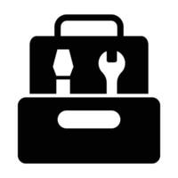 Tool Box Vector Glyph Icon For Personal And Commercial Use.