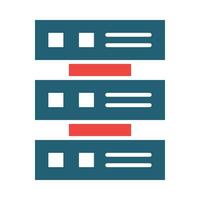 Storage Vector Glyph Two Color Icon For Personal And Commercial Use.