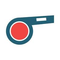 Whistle Vector Glyph Two Color Icon For Personal And Commercial Use.