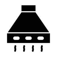 Kitchen Hood Vector Glyph Icon For Personal And Commercial Use.