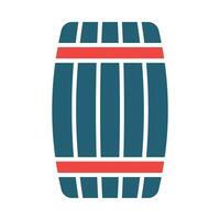 Barrel Vector Glyph Two Color Icon For Personal And Commercial Use.