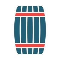 Barrel Vector Glyph Two Color Icon For Personal And Commercial Use.