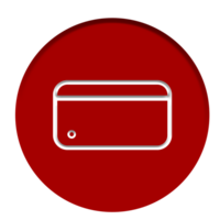 Credit-card interface icon png