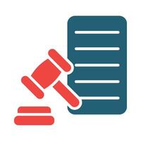 Rules Vector Glyph Two Color Icon For Personal And Commercial Use.