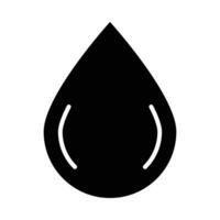 Water Drop Vector Glyph Icon For Personal And Commercial Use.