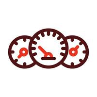 Dashboard Vector Thick Line Two Color Icons For Personal And Commercial Use.