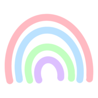 Regenbogen süß tätowieren png