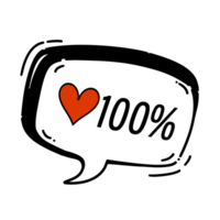 love rating sticker png