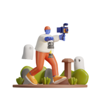 3d Geist vlogger png