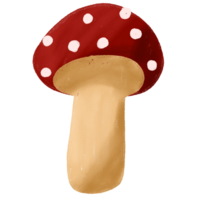 ein rot und Weiß Pilz mit Polka Punkte png