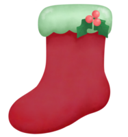 fröhlich Weihnachten Strumpf - - Weihnachten dekorativ Element png