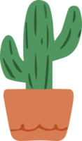 cactus plant in a pot clipart png