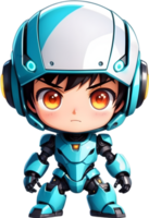 cute boy robot, adorable android, boy robot design, kid-friendly robot ai generative png