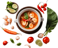 Thai food, Thai cuisine, Thai dishes, Thai street food,  traditional Thai food, modern Thai cuisine, Thai fusion dishes, Thai regional cuisine, Thai culinary tradition ai generative png