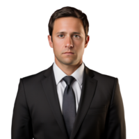 Businessman in jacket isolated png