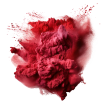 Red Holi, Holli, Holly. bright splash isolated png