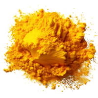 Yellow Holi, Holli, Holly. bright splash isolated png