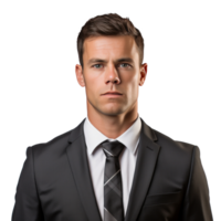 Businessman in jacket isolated png