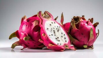 Fresh dragonfruit for your artwork, generative AI photo