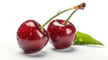 Juicy cherry for your creation, generative AI photo