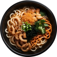 ramen, ramen fideos, japonés ramen, ramen bol, ramen restaurante, ramen cocinero ai generativo png