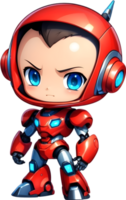 carino ragazzo robot, adorabile androide, ragazzo robot disegno, adatto ai bambini robot ai generativo png