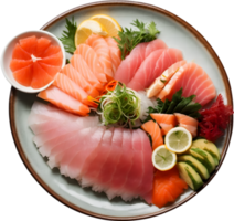 Sushi, Japanese cuisine, sushi rolls, sushi platter, sushi bar, sushi chef, fresh sushi, sushi menu, sushi flavors  ai generative png