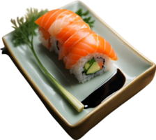 Sushi, Japanese cuisine, sushi rolls, sushi platter, sushi bar, sushi chef, fresh sushi, sushi menu, sushi flavors  ai generative png