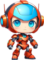 söt pojke robot, förtjusande android, pojke robot design, barnvänlig robot ai generativ png