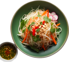 thai mat realistisk smak ai generativ png