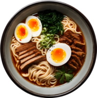 ramen, ramen Macarrão, japonês ramen, ramen tigela, ramen restaurante, ramen chefe de cozinha ai generativo png