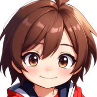 mignonne garçon, adorable enfant, content enfant, souriant garçon, ai génératif png