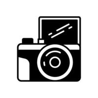 Camera icon in vector. Illustration vector