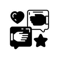 Social Engagement icon in vector. Illustration vector