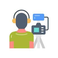 Animated Graph icon in vector. Illustration vector